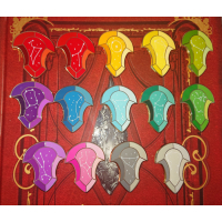 Final Fantasy XIV complete set Convocation of Fourteen Constellation pins (2dehands/gebruikt)